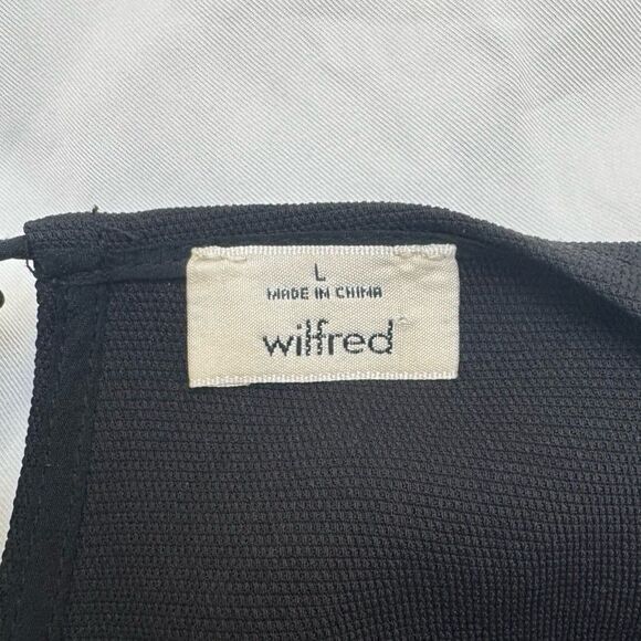 Aritzia Wilfred Rive Cinched Waist Romper in Black Size Large - Picture 6 of 9